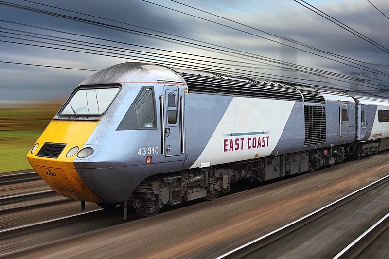 HST #43310 - East Coast Main Line Livery - Locos in Motion - Artwork Prints