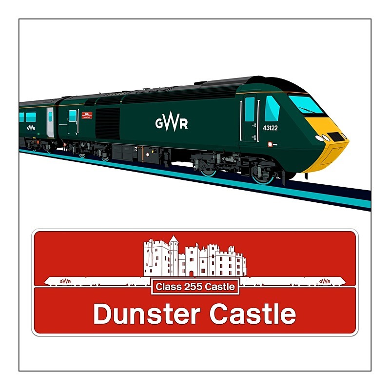 GWR Castle Class HST 43122 - Castle HST's