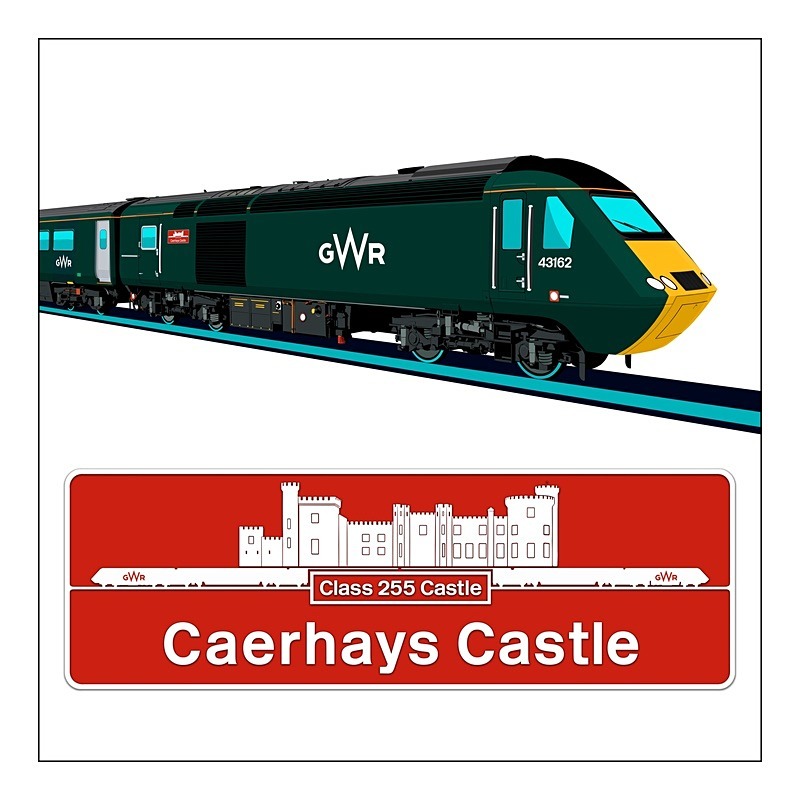 GWR Castle Class HST 43162 - Castle HST's