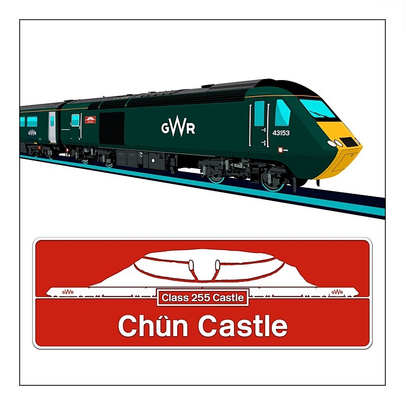 GWR Castle Class HST 43153 - Castle HST's