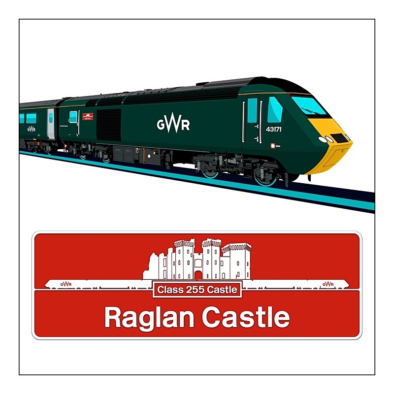 GWR Castle Class HST 43171 - Castle HST's