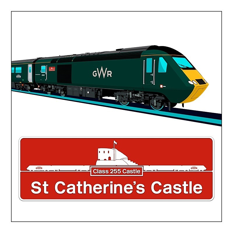 GWR Castle Class HST 43041 - Castle HST's