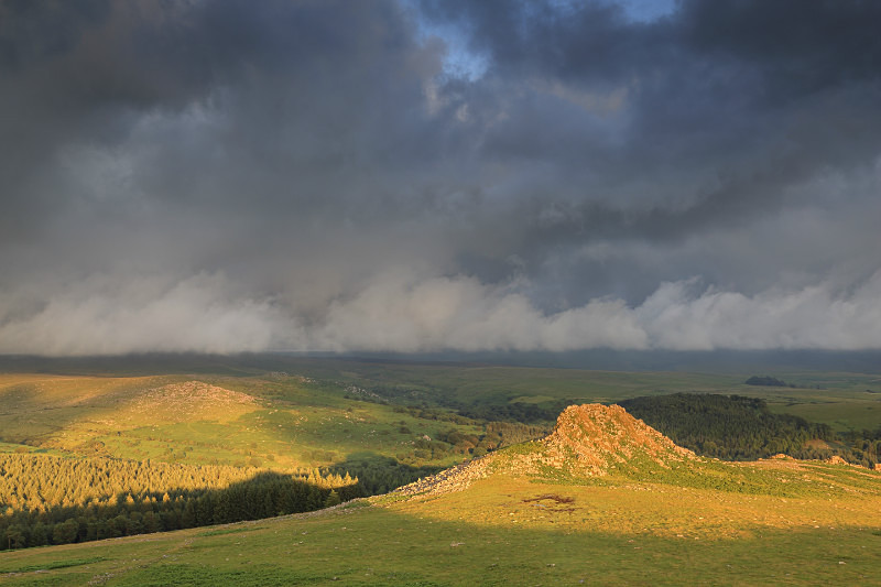 Leather Tor Sunset - Dartmoor Landscapes Prints