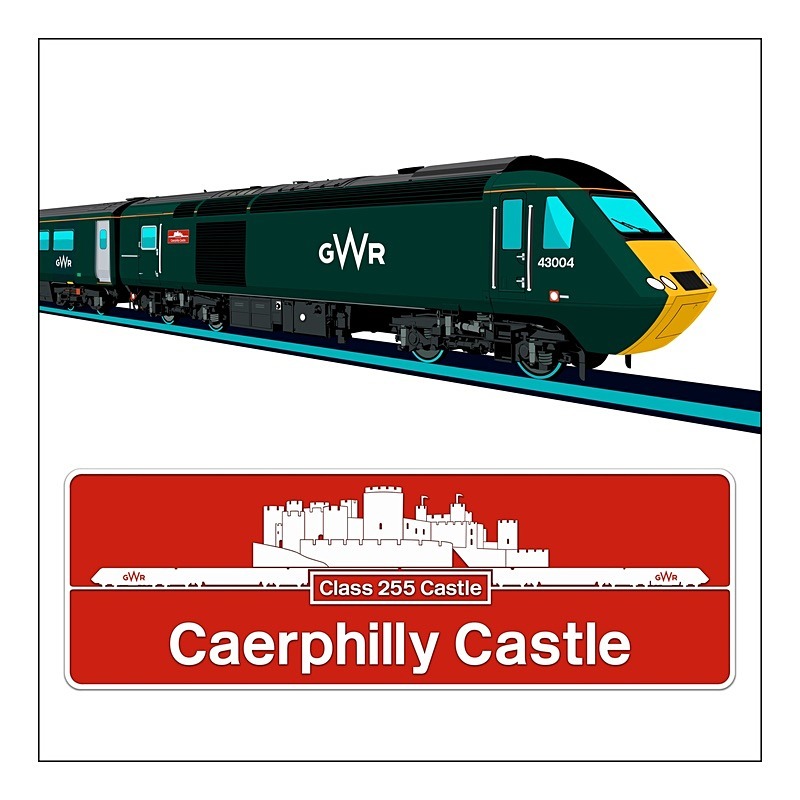 GWR Castle Class HST 43004 - Castle HST's