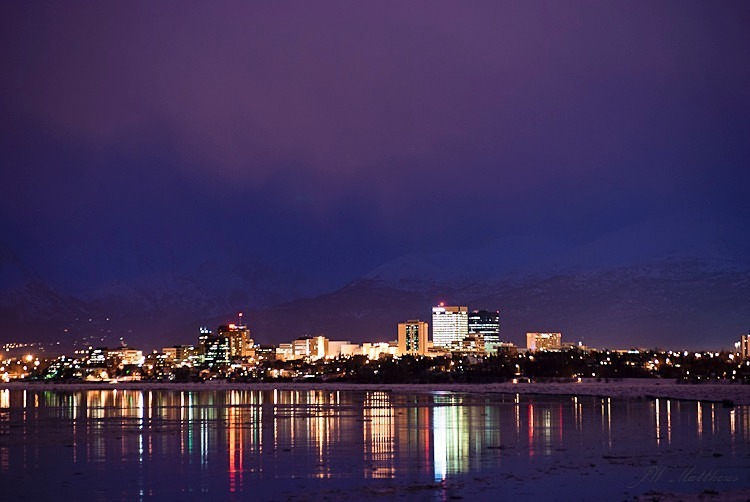 Anchorage Lights - Alaska Landscapes