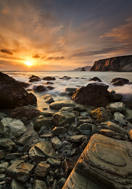 Ashleam Bay at Sunset - Co Mayo