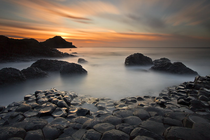 A Giants Sunset - Co Antrim