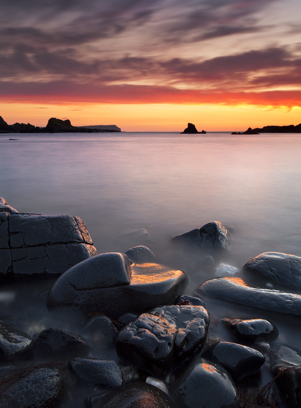 Last Light at Ballintoy - Co Antrim