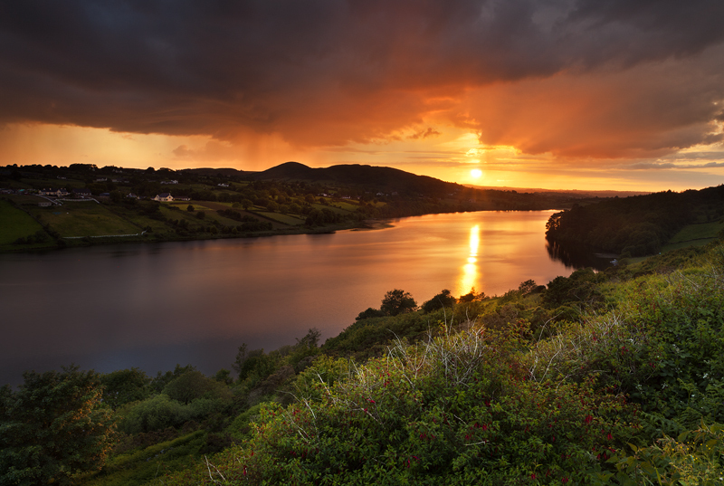 Camlough Lake Sunset - Co Armagh
