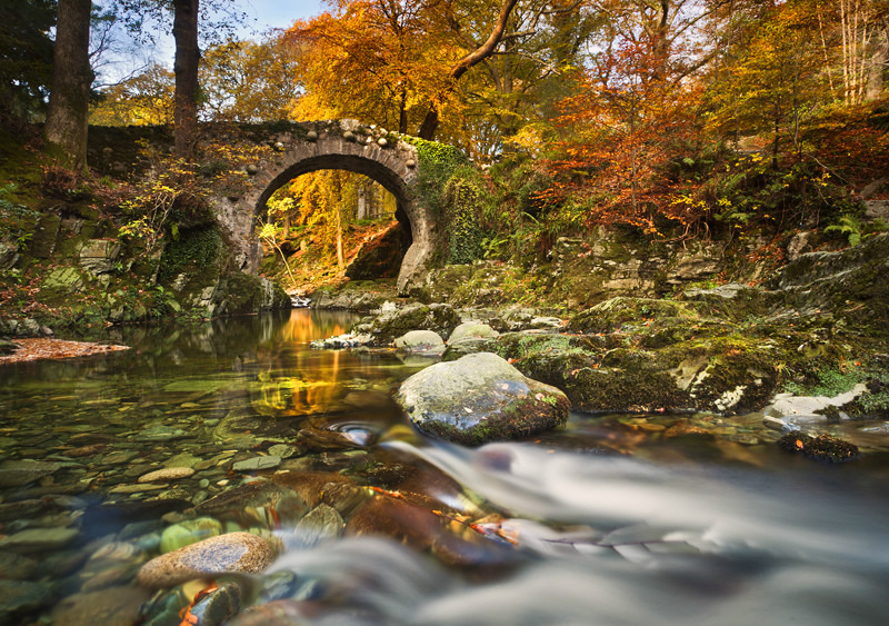 Foleys Bridge at Autumn - Co Down
