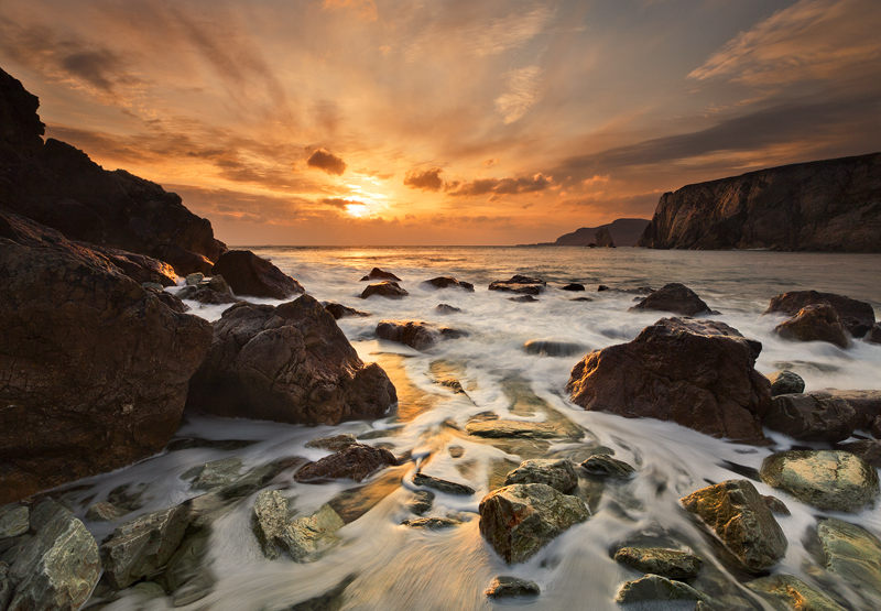 Ashleam Bay Sunset - Co Mayo