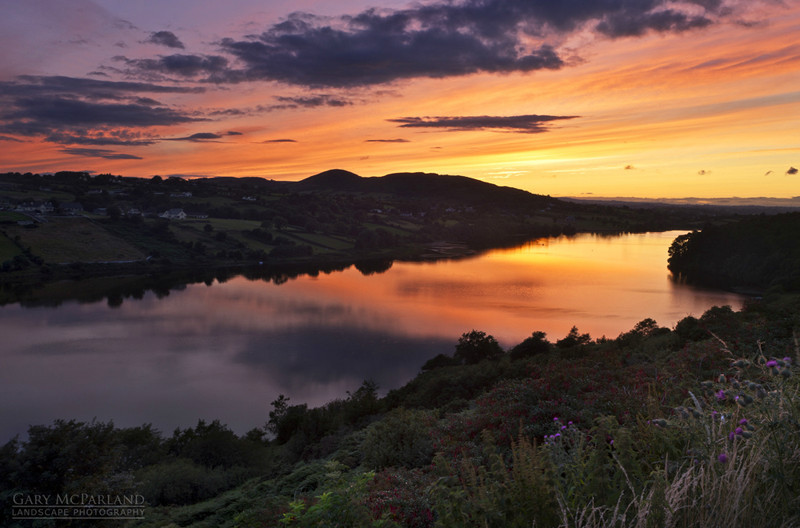 Camlough Lake Sunset - Co Armagh