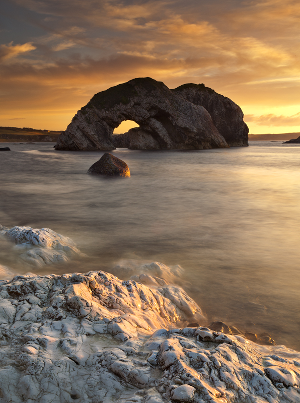 Sea Arch At White Park Bay - Co Antrim