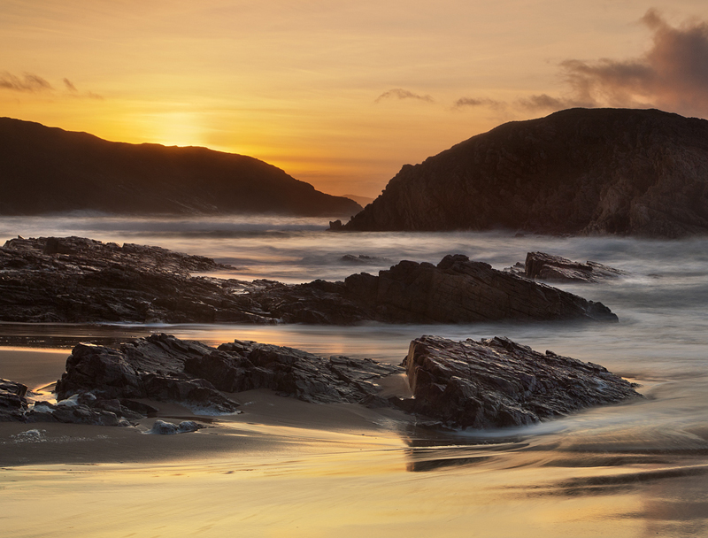 Boyeeghter Bay at Sunset - Co Donegal