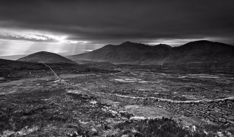 Mourne Mood - Black & White