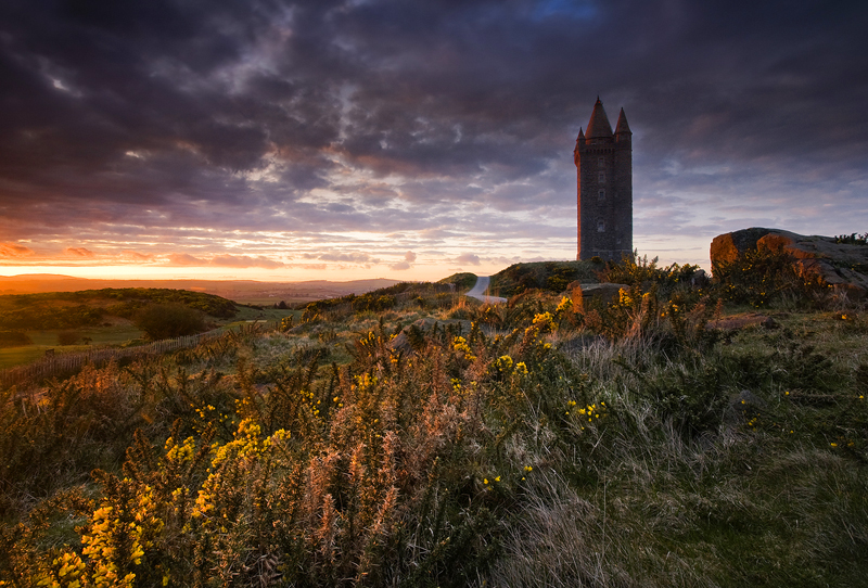 Sunset at Scrabo Tower - Co Down