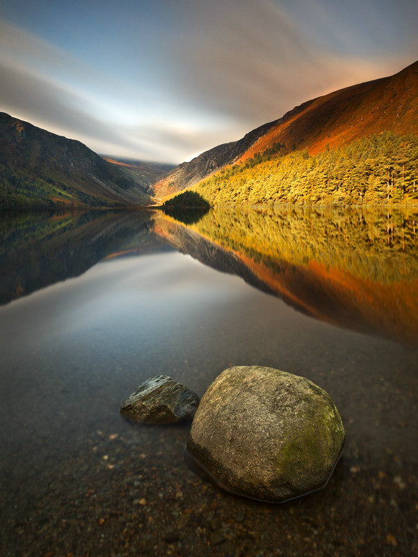The Upper Lake at Autumn - Co Wicklow