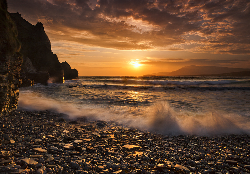 keel Strand at Sunset - Co Mayo
