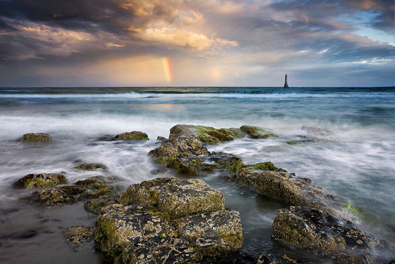 Lighthouse & Rainbow - Co Down