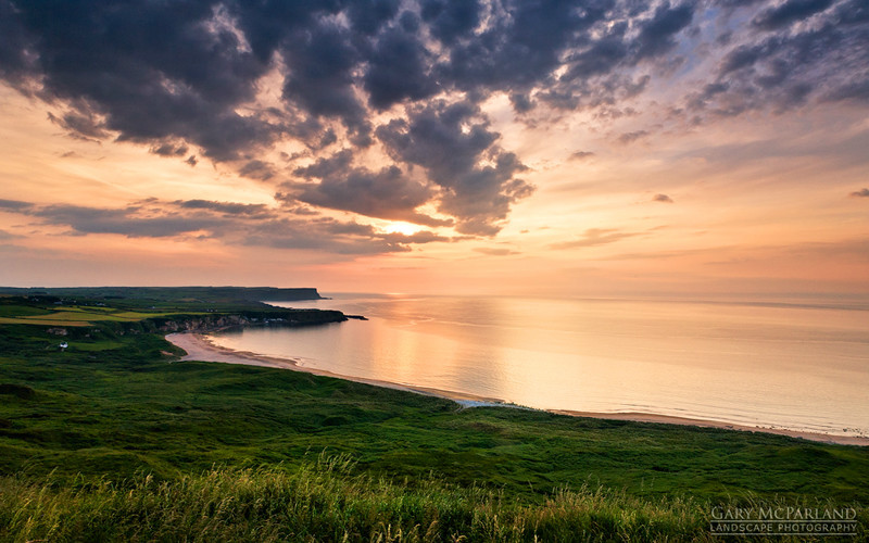 Sunset over White Park Bay - Co Antrim