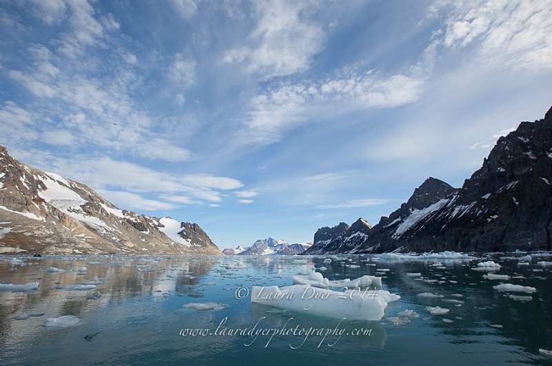 Fjord landscape - Svalbard