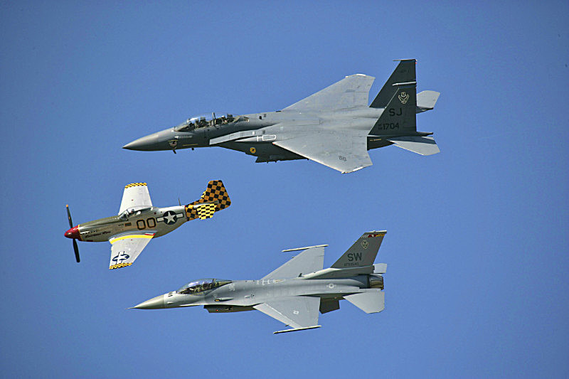 'Heritage Flight' - manned flight