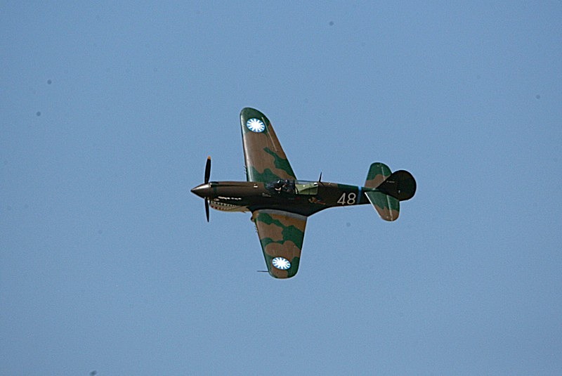 P-40N - manned flight
