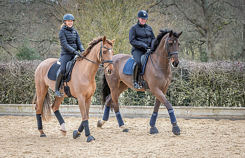 Fiona and Mette - Dressage Rider Hall of Fame