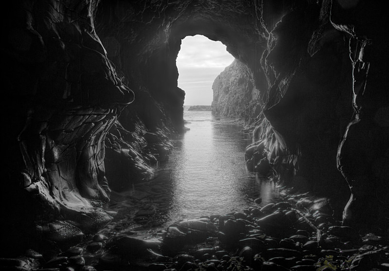Oweynagolman Cave, Rathlin - Antrim Sea Caves