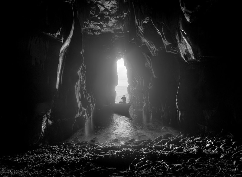 Bruce's Cave, Rathlin Island 82382156 - Antrim Sea Caves