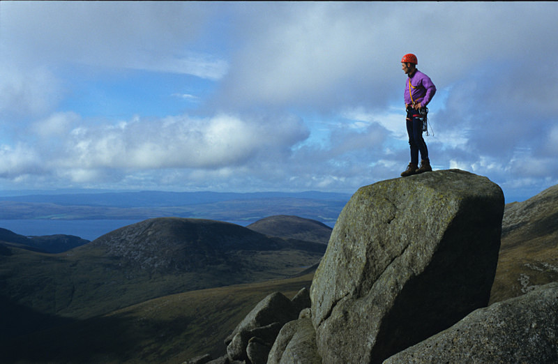 A Chir summit stone, Arran (S037) - Central and Southern