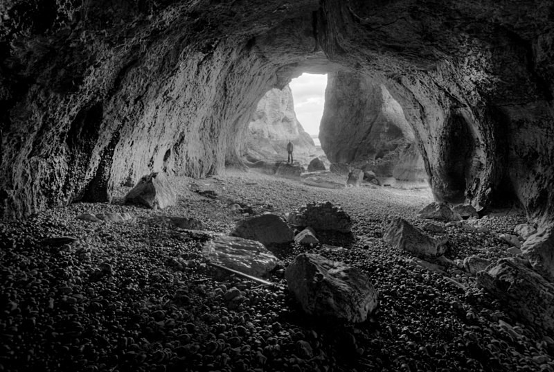 Cathedral Cave, White Rocks