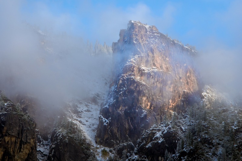 Clearing Winter Storm on Taft Point - Mountains