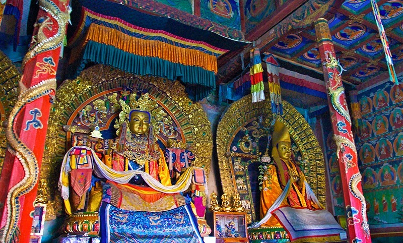 Monastery interior, Kharkorin, Mongolia. - Our World