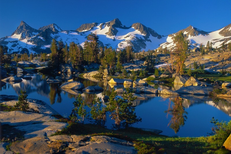 Sunrise on the Ritter Range - Mountains