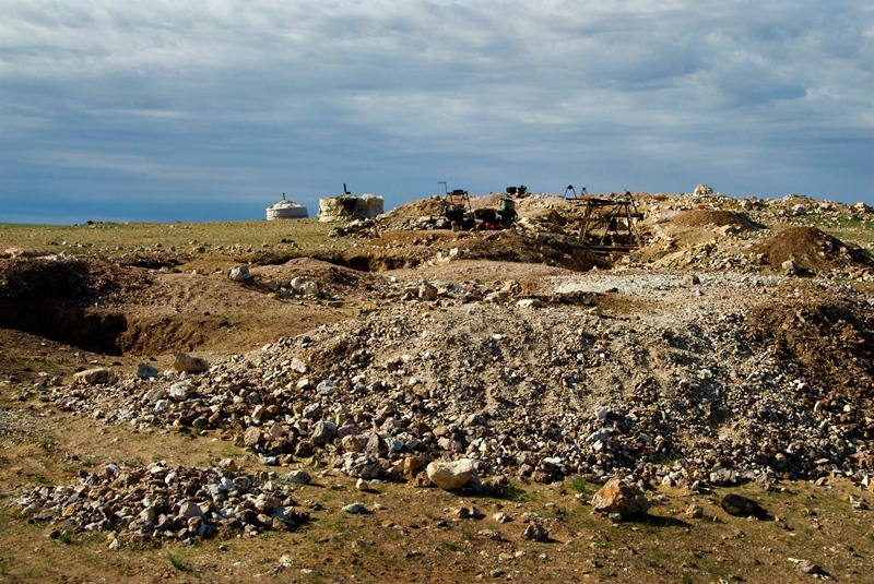 A 'ninja' mining operation, Mongolia. - Our World