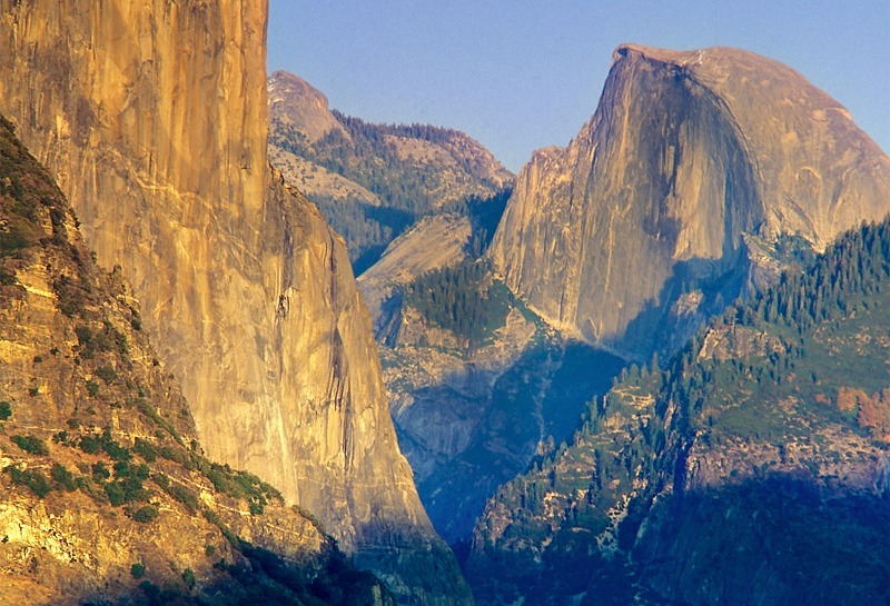 El Cap and Half Dome - Mountains