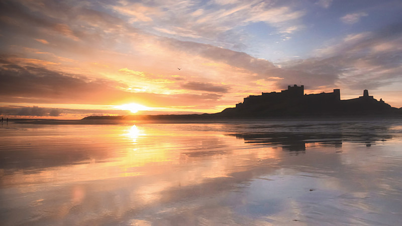 BAMBURGH ON FIRE JPEGBAMBURGH ON FIRE - Bamburgh Northumberland