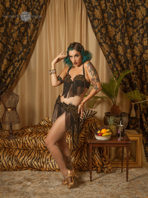 Exotic Dancer Gypsy -4681 edit Terri WM - EXOTIC DANCER- circa 1920
