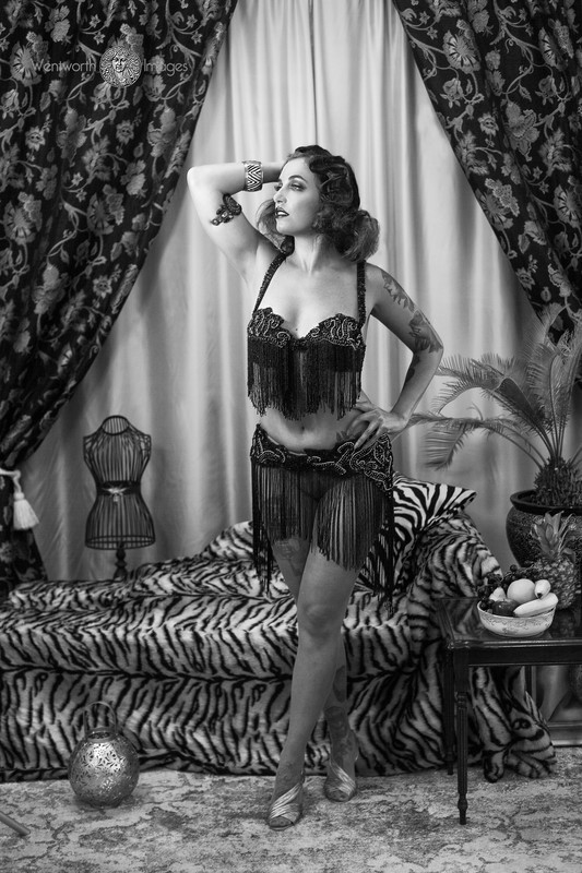 Exotic Dancer Gypsy -4665 edit Terri WM - MONO - EXOTIC DANCER- circa 1920