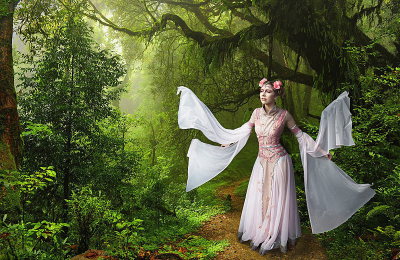 Maiden of the Forest - PHOTOSHOP CREATIONS