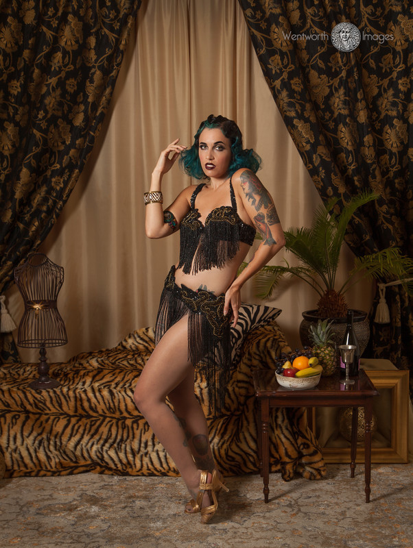 Exotic Dancer Gypsy -4682 edit WMpsd - EXOTIC DANCER- circa 1920