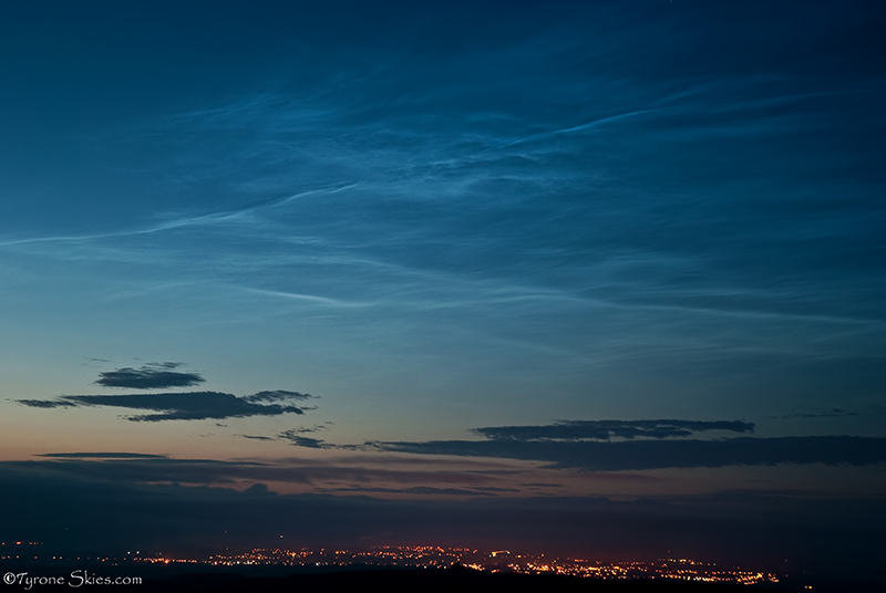 Noctilucent Clouds over Omagh - Noctilucent Clouds
