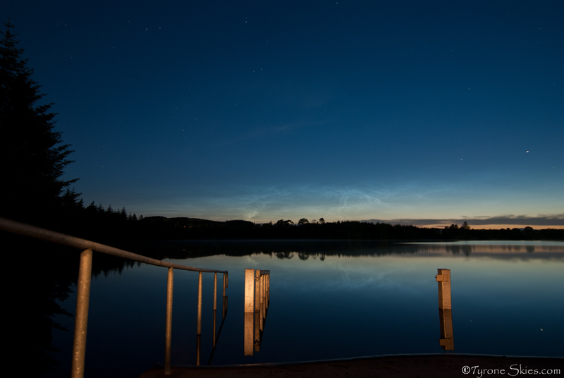 Shining Waters - Noctilucent Clouds