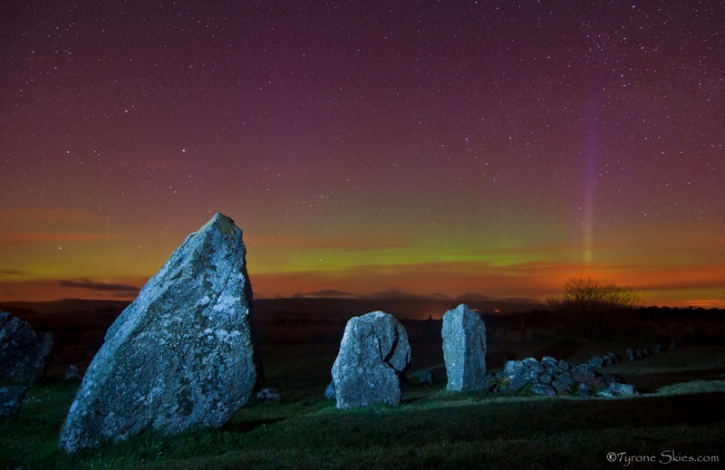 Beaghmore Stone circles Aurora