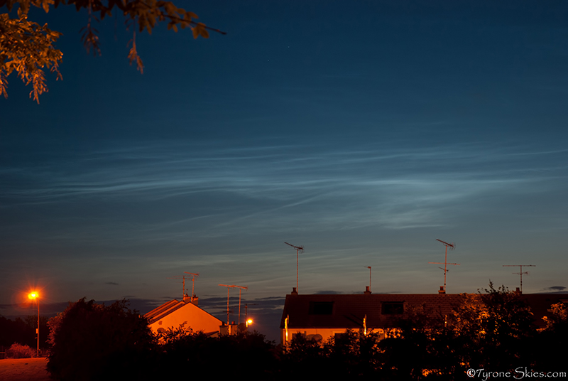 Noctilucent clouds from Omagh - Noctilucent Clouds