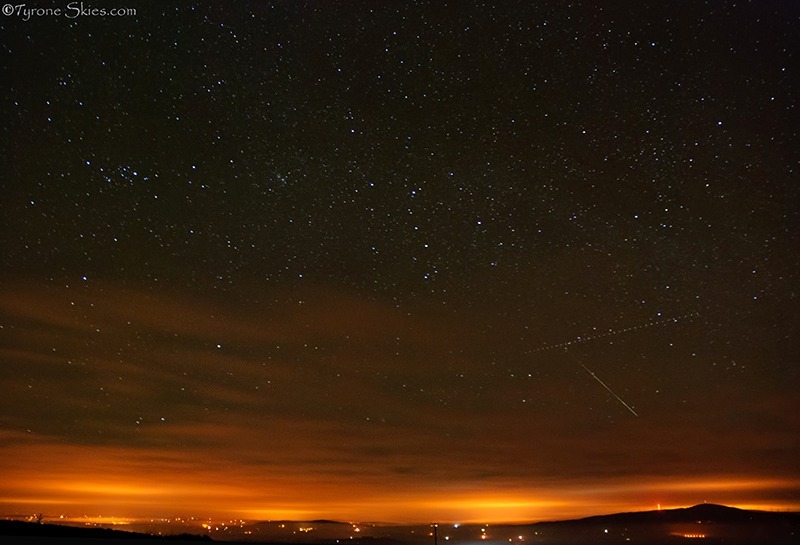 Pigeon Top Geminids 2 - Meteors