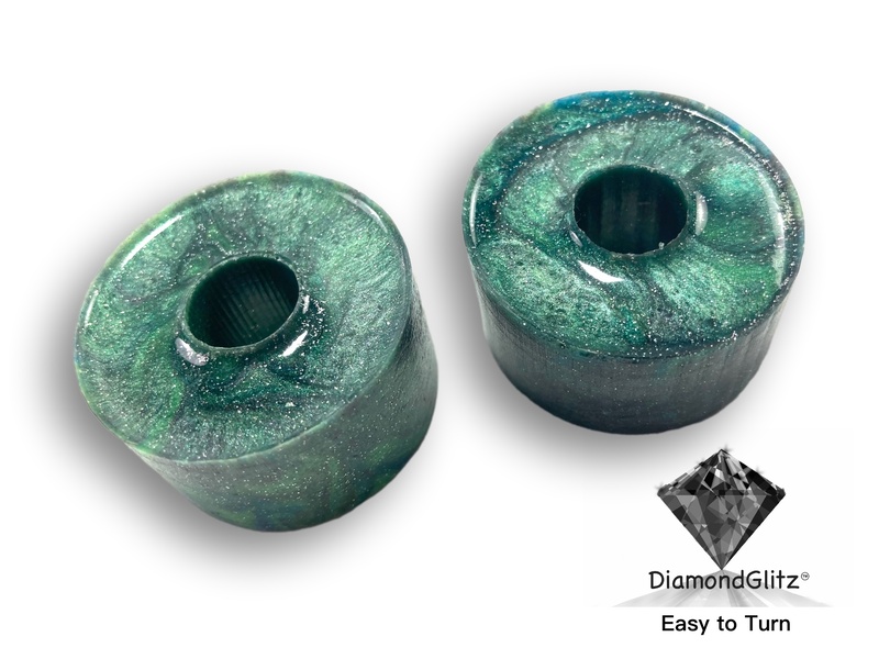 Northern Lights DiamondGlitz Alumilite Resin/Acrylic Artisan Ring Blanks