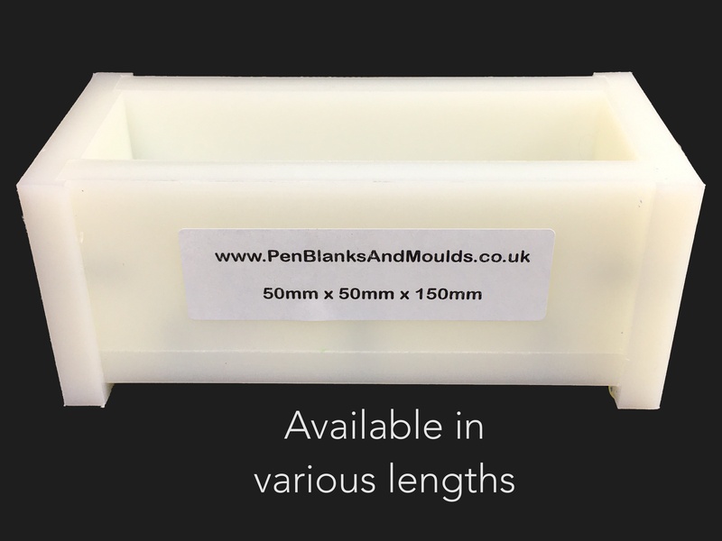 50mmx50mm HDPE Casting Moulds availablle in various lengths from 130mm to 220mm long