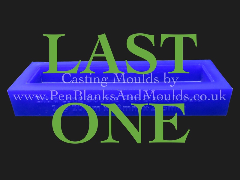 Extra Long Double Silicone Pen Blank Mould for Kitless Pen Turners